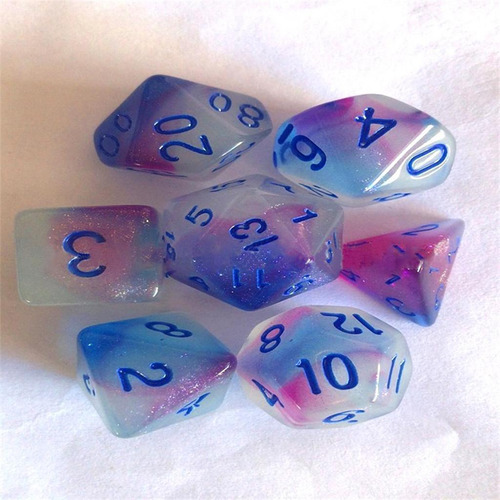 Juego De Dados De De 7 Piezas, Dados De Varios Lados