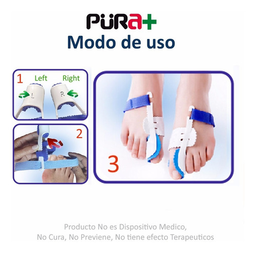 Corrector Juanetes Pura+ (1 Par) El Mejor Del Mercado