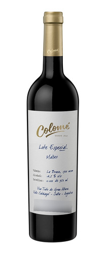 Vino Colome Lote Especial Malbec 750 Solo Envios