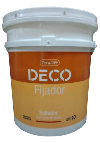 Deco Fijador/sellador Al Agua 10l Tersuave - Davinci