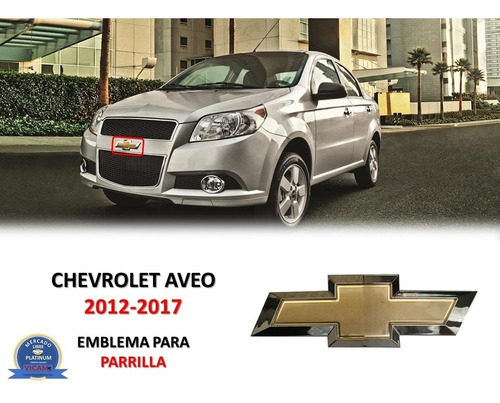 Emblema Para Parrilla Chevrolet Aveo 2012-2017