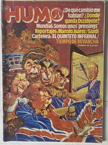 Humor Revista, Nº 84, 6/1982 / Tabaré Grondona White / X7
