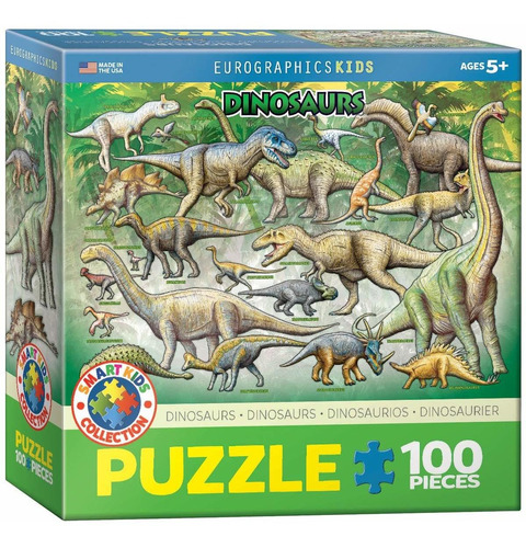 Dinosaurios 100 Piezas De Rompecabezas