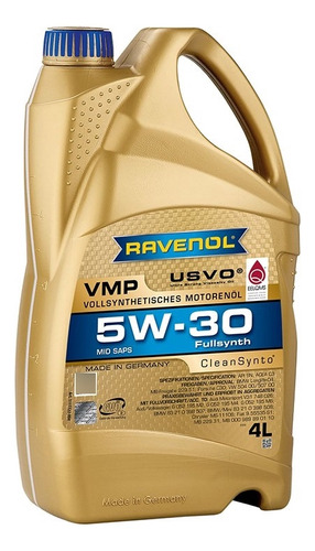 Aceite De Motor Vmp 5w30 Ravenol 4lts Full Sintético C3 Usvo
