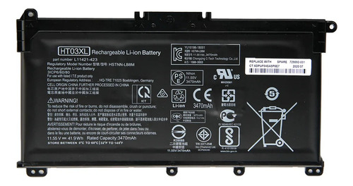Bateria F3ygt Para Dell Latitude 7380, 7390, 7480, 7490 7280