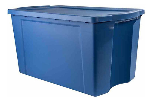 Baul Caja Organizadora Plastico 120 Lts - Garageimpo Color Azul