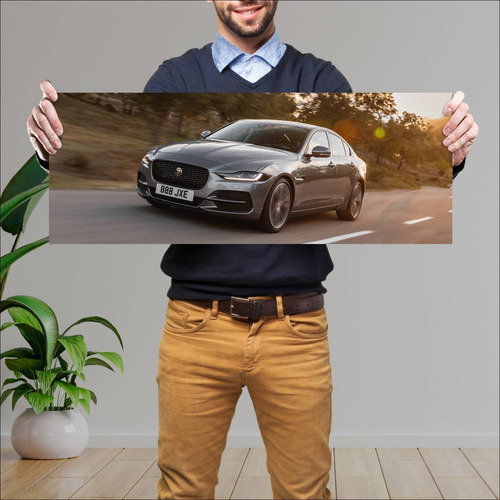 Cuadro 30x80cm Auto 2019 Jaguar Xe Auto 527