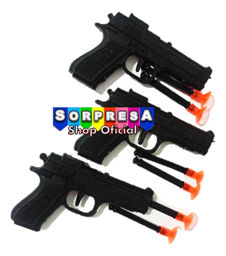 100 Pistolas Mini Dardos Juguete Fiesta Piñata Bolo Cumple