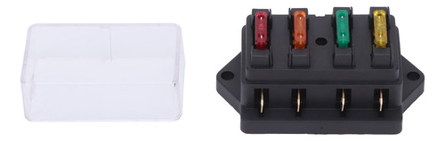 Caja Portafusibles De 4 Vías A Prueba De Agua Con 4 Fusibles
