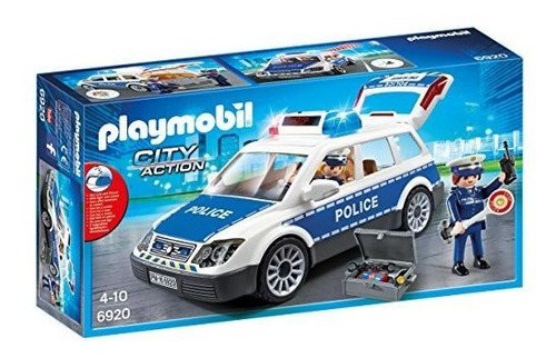 Playmobil Auto Todo Terreno De Policía Con Luces Y Sonido