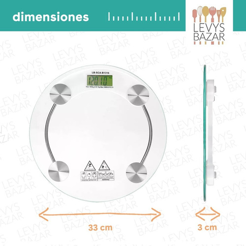 Imagen 4 de 10 de Balanza Digital De Baño Personal 180kg Vidrio Templado Calid