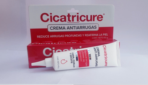 Crema Cicatricure Antiarrugas, 60 Gms.