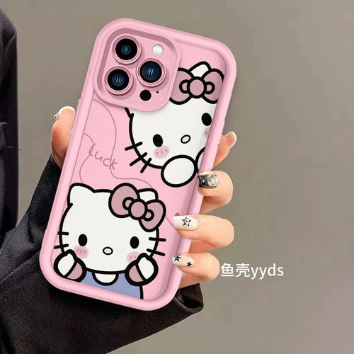 Funda Original Sanrio Hello Kitty Para iPhone 15, 14, 13, 11