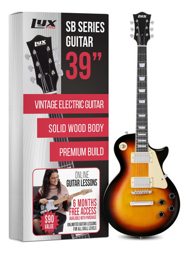 Guitarra Eléctrica Lyxpro Sb Series 39 Lp Style Sunburst