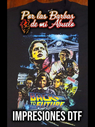 Impresión Dtf A3 Estampa Algodón Prendas Oscuras! 24/48 Hs.