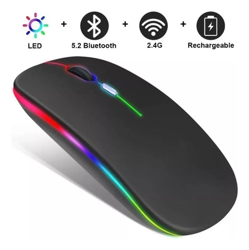 Más Barato Ratón De Silencioso Recargable Con Bluetooth,