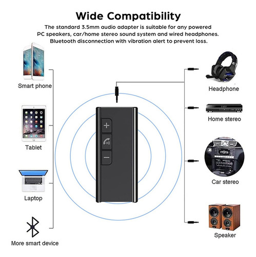 Receptor Bluetooth 5.1 De 1 Pieza For Altavoz De Auriculare