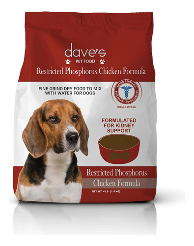 Dave's Pet Food Kidney Support For Dogs With Renal Support (