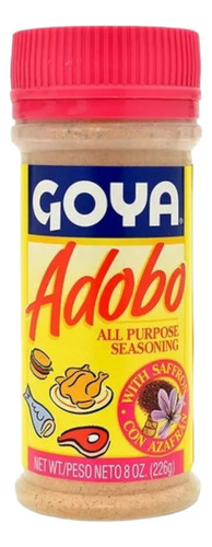 1 Sazonador Adobo Con Azafrán Goya 226g