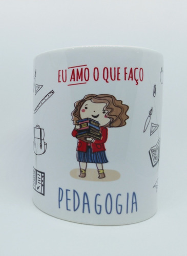 Caneca Personalizada Profissão Pedagogia - Pedagoga