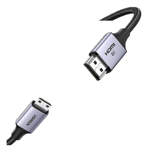 Cable Ugreen Mini Hdmi 2.1 Nylon Durable Premium (2m) 4k 8k