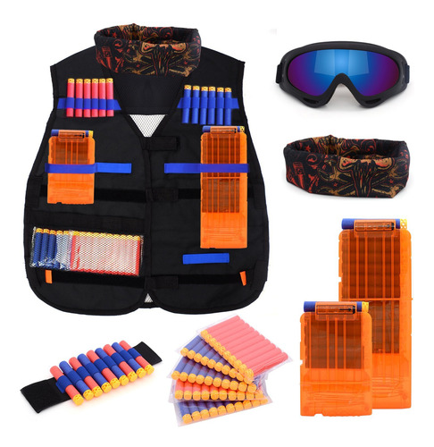 Forliver Kit De Chaleco Táctico Para Niños Para Pistolas .