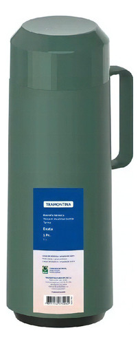 Botella térmica Tramontina Exata Green de 1 litro