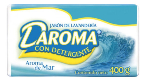Jabón En Barra Blanco Daroma 25 Pz De 400g 
