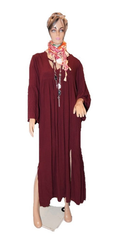 47 Street Vestido Modelo Bohemia Amplio Mas Faja De Regalo