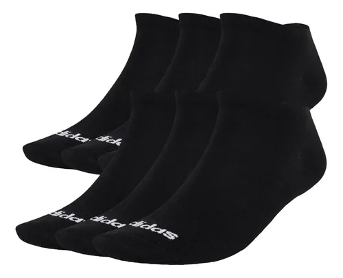 6 Pares De Meias Finas Linear Ballerina Adidas - R$ 71,99