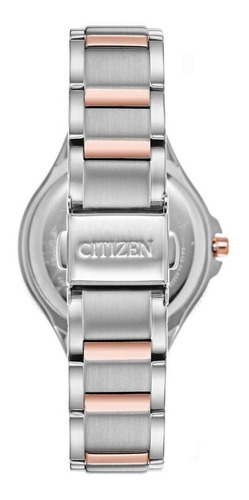 Fe1196-57a Reloj Citizen Eco Drive Rosado/plateado Color de la correa Plateado y Rosado Color del bisel Rosa Color del fondo Blanco