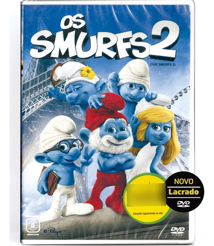 Dvd Os Smurfs 2 - Original Novo Lacrado