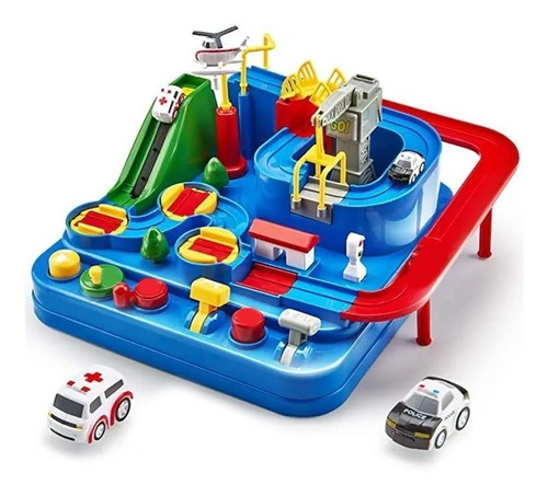 Imagen 3 de 8 de Pista De Carreras Cubicfun Para Niños Juguete Cochecitos