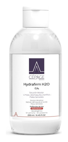 Solución Micelar Cepage Hydrafirm H2o Desmaquillante X245ml