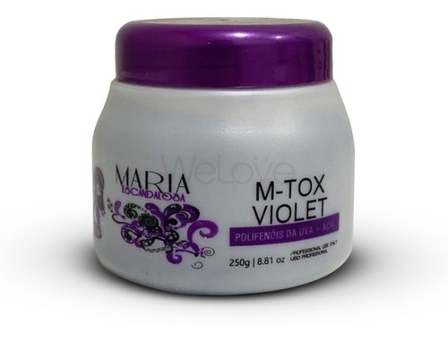 Maria Escandalosa Beautox Violet Matizador Loiras - 250gr