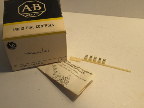 (lot Of 5) Allen Bradley 599-dmm5 599 Dmm5 #m Device Mar Ddo