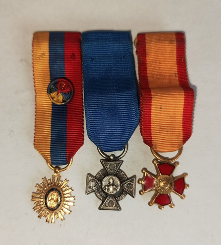 Antigua Coleccion De Medallas Militares Venezolanas Años 60!