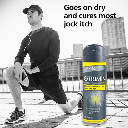 Lotrimin Af Jock Itch Antifungal Spray Talco En Polvo 3 Pzs