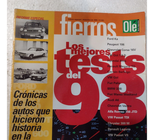 Revista Olé Los Mejores Test Del 98 Diciembre 1998 (Usado)