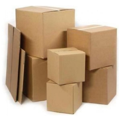 5 Unidades Cajas De Carton Corrugado 70 Cm X 50 Cm X 50 Cm