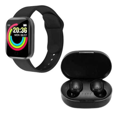 Combo Smartwatch D20 + Auriculares A6s ..... 5 Colores