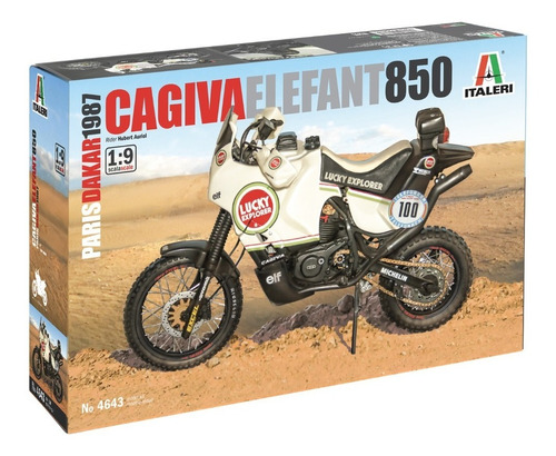 Cagiva Elefant 850 Paris-dakar 1987 By Italeri # 4643   1/9