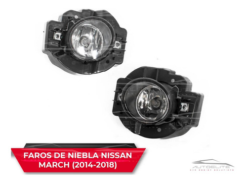 Kit Faros Niebla Nissan March 2014 2015 2016 2017 2018