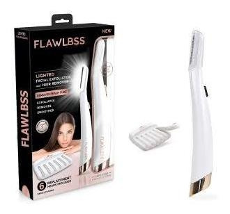 Imagen 2 de 5 de Depilador Facial Con Luz 3 Cabezas De Repuesto Flawlbss