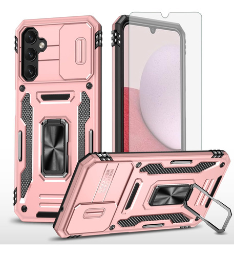 Asuwish Funda Para Teléfono Samsung Galaxy A24 Con Protector