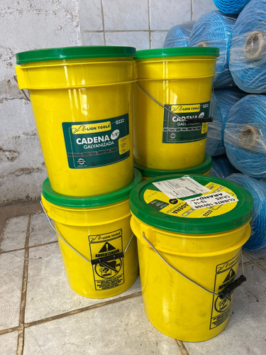 Bote De Cadena Con 25 Kg. Galvanizada 1/8 Son 131 Metros