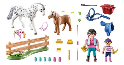 Playmobil Country Starter Pack 71259 Cuidado De Caballos