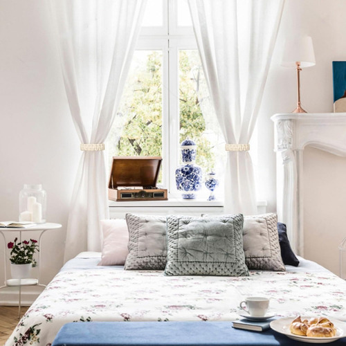 4 Cordones De Algodón Para Cortinas Alzapaños Para Cortinas