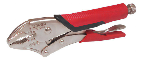 Pinza Presión Mango Bimaterial De 10 Quijada Curva Urrea