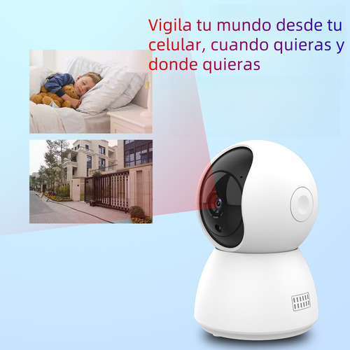 Kit Seguridad Alarma 4g Sos Cámara Sensor Movimiento Puerta Blanco